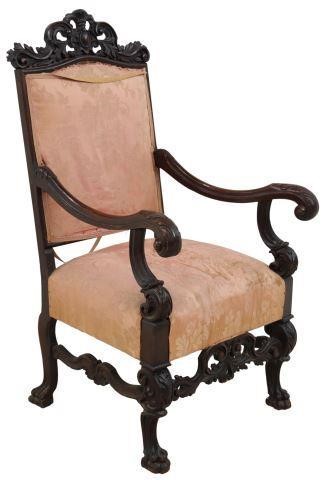 BAROQUE STYLE DAMASK UPHOLSTERED 356e58