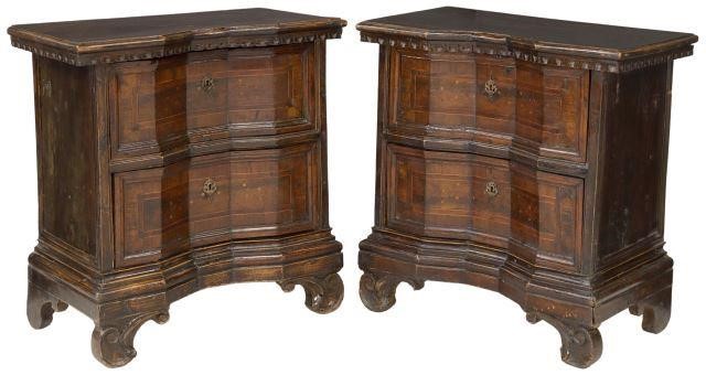  2 ITALIAN BAROQUE STYLE BEDSIDE 356e54