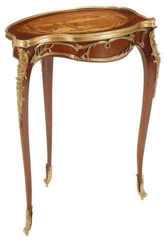 LOUIS XV STYLE BRONZE-MOUNTED MARQUETRY