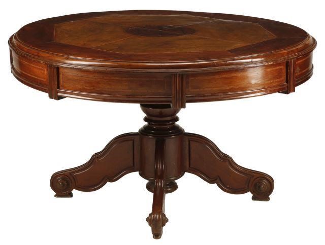 CONTINENTAL INLAID CENTER TABLE  356ee7