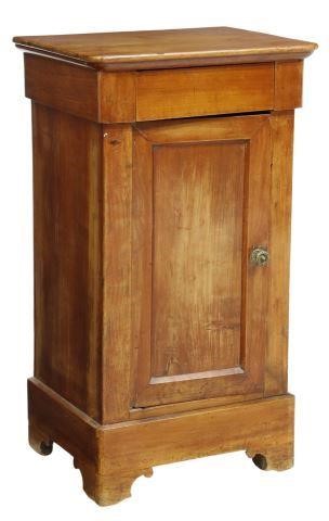 FRENCH FRUITWOOD BEDSIDE CABINETFrench