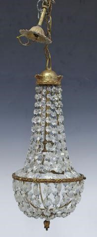 FRENCH EMPIRE STYLE CRYSTAL ONE LIGHT 356f25