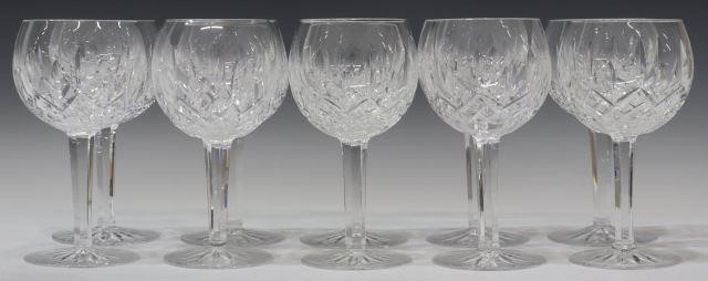 (10) WATERFORD LISMORE CRYSTAL