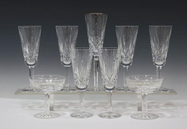  9 WATERFORD LISMORE CUT CRYSTAL 356f51