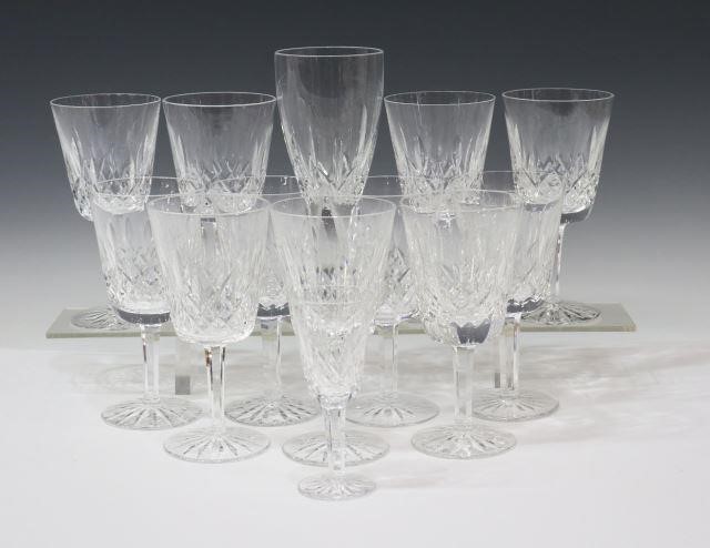  13 WATERFORD LISMORE CUT CRYSTAL 356f4d