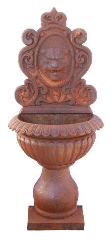 CAST IRON WALL MOUNTED TIGER GARDEN 357022