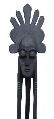 LARGE CARVED EBONIZED SCULPTURE  357041