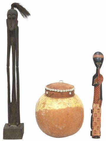 (3) TRIBAL OBJECTS, BATAK & AFRICAN