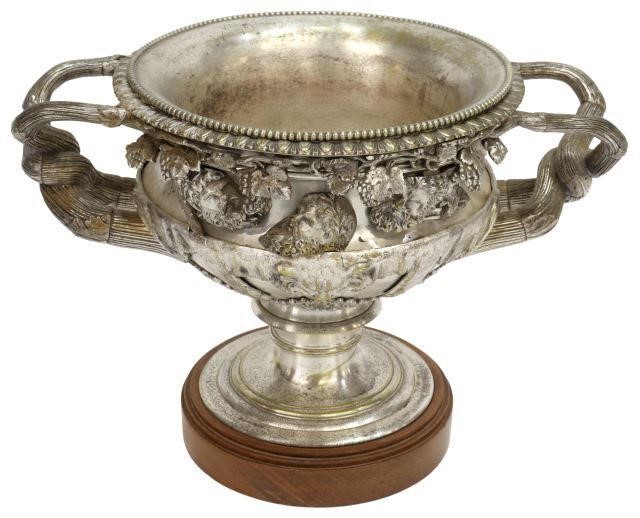 ORNATE SILVERPLATE 'WARWICK VASE'