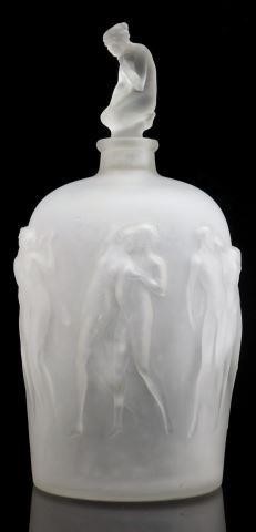 R. LALIQUE DOUZE FIGURINES AVEC BOUCHON