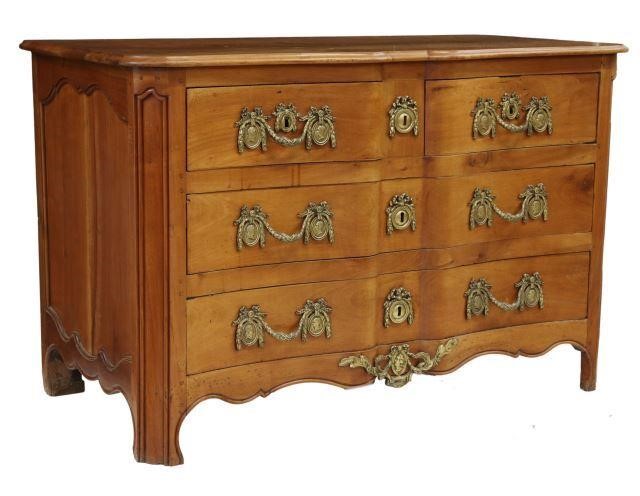 LOUIS XIV STYLE FRUITWOOD COMMODE