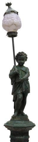 FRENCH VAL D OSNE CAST IRON FIGURAL 35721b
