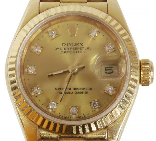 LADY'S ROLEX OYSTER PERPETUAL DATEJUST