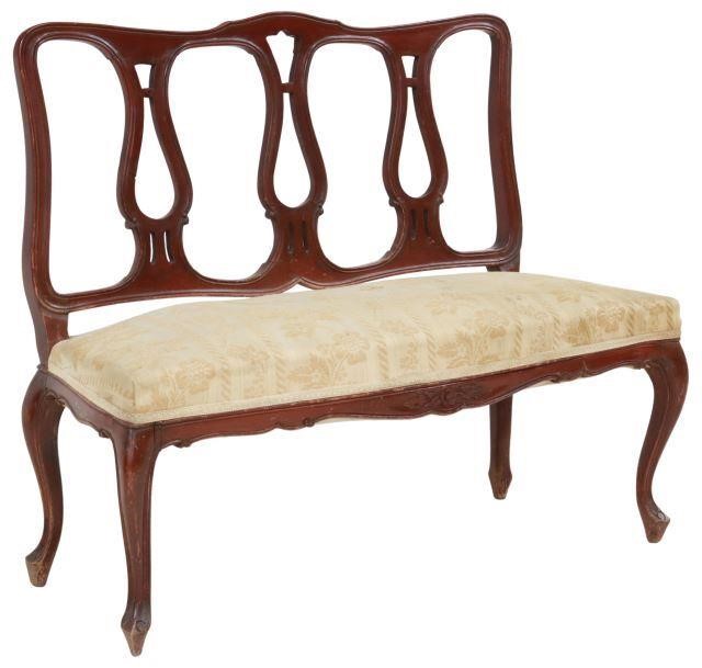 SMALL SPANISH LOUIS XV STYLE UPHOLSTERED 357274