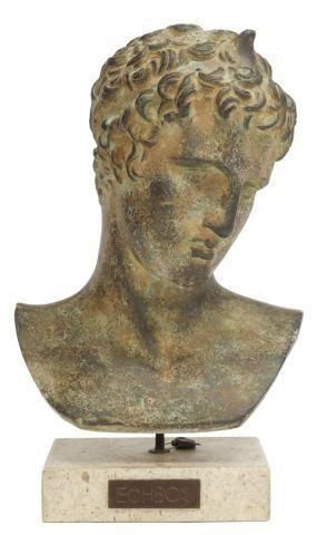 GREEK CLASSICAL STYLE PLASTER BUST