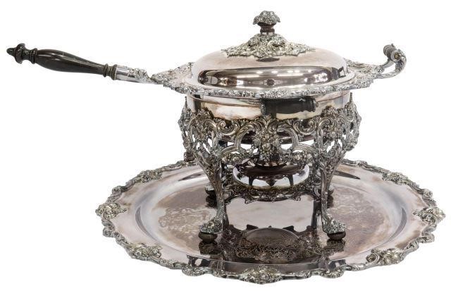 WEBSTER-WILCOX SILVERPLATE CHAFING DISH