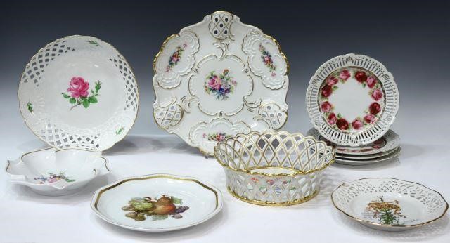  10 PORCELAIN TABLEWARE MEISSEN  35730a