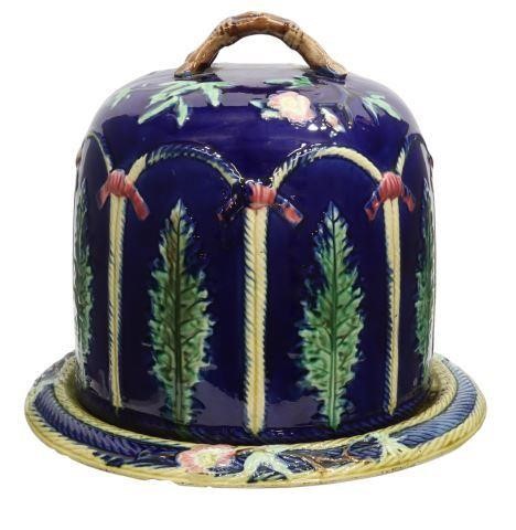 ENGLISH THOMAS FORESTER MAJOLICA CHEESE