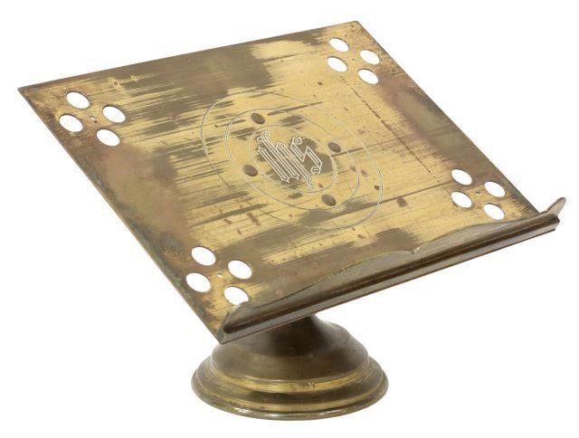 ENGLISH RELIGIOUS TABLETOP BRASS