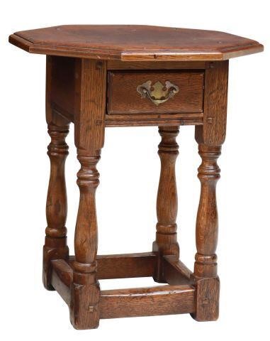 ENGLISH NH CHAMPMAN & CO. OAK OCCASIONAL