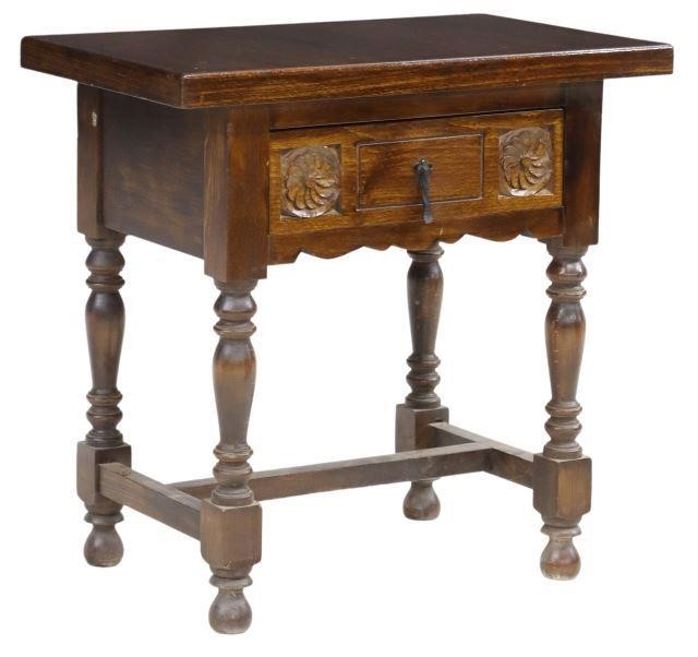 SPANISH BAROQUE STYLE WALNUT SIDE 35737d