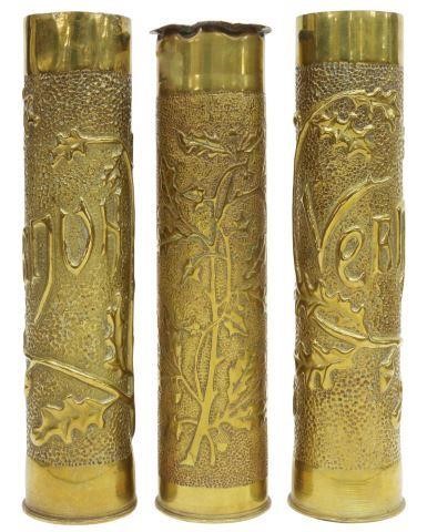  3 WWI ERA TRENCH ART ARTILLERY 3573a3