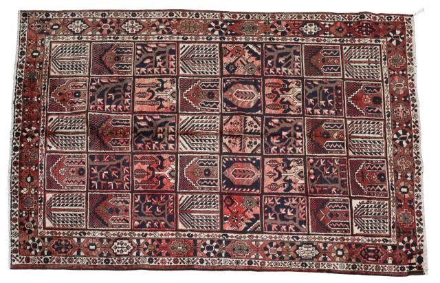 HAND-TIED PERSIAN BAKTIARI RUG,