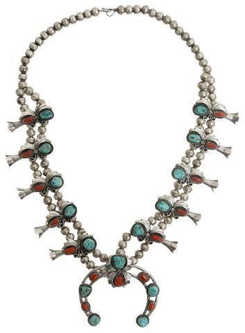 NATIVE AMERICAN TURQUOISE CORAL 3573d6