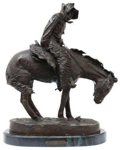 LARGE WESTERN BRONZE THE NORTHER 3573e6