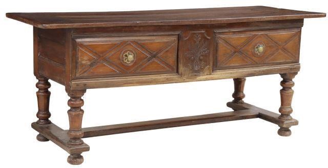 FRENCH PROVINCIAL WALNUT WORK TABLE  357428