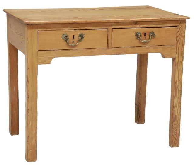 ENGLISH SCRUBBED PINE KITCHEN WORK TABLEEnglish