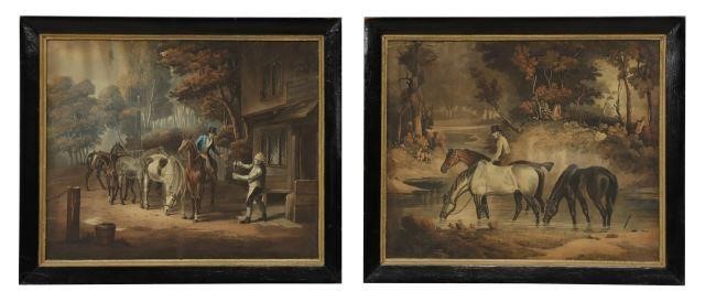 (2) ENGLISH EQUESTRIAN PRINTS AFTER