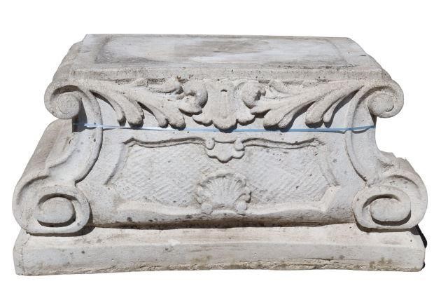 LARGE CAST STONE ROCAILLE GARDEN 3574af