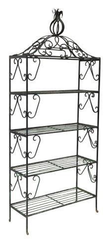 WROUGHT IRON BAKER'S RACK SHELFWrought