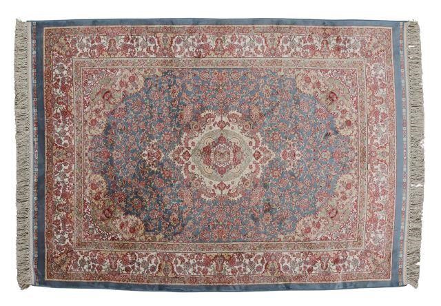 TURKISH HEREKE BAMBOO SILK RUG  35757e