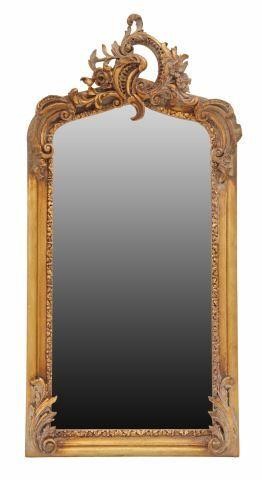 LOUIS XV STYLE SHAPED GILT WALL 35759a