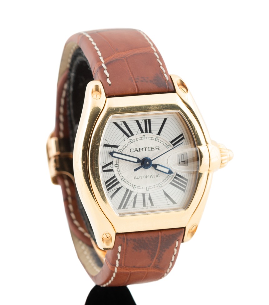 CARTIER 18K YELLOW GOLD 37MM ROADSTER 3575c9