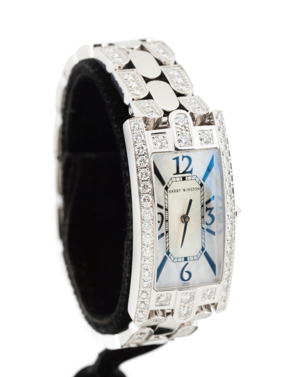 LADIES HARRY WINSTON 18K WG DIAMOND 3575dc