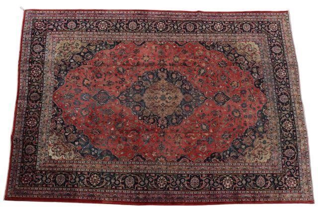 HAND TIED PERSIAN TABRIZ RUG 12 7 75  3575f8