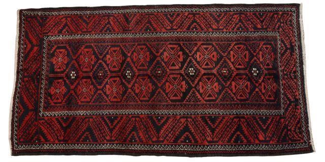 HAND-TIED PERSIAN SAROUK RUNNER,