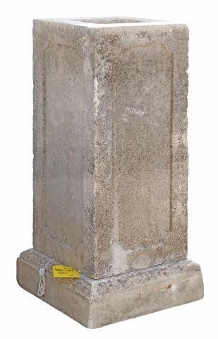 CAST STONE PANELED GARDEN PEDESTALCast 357681