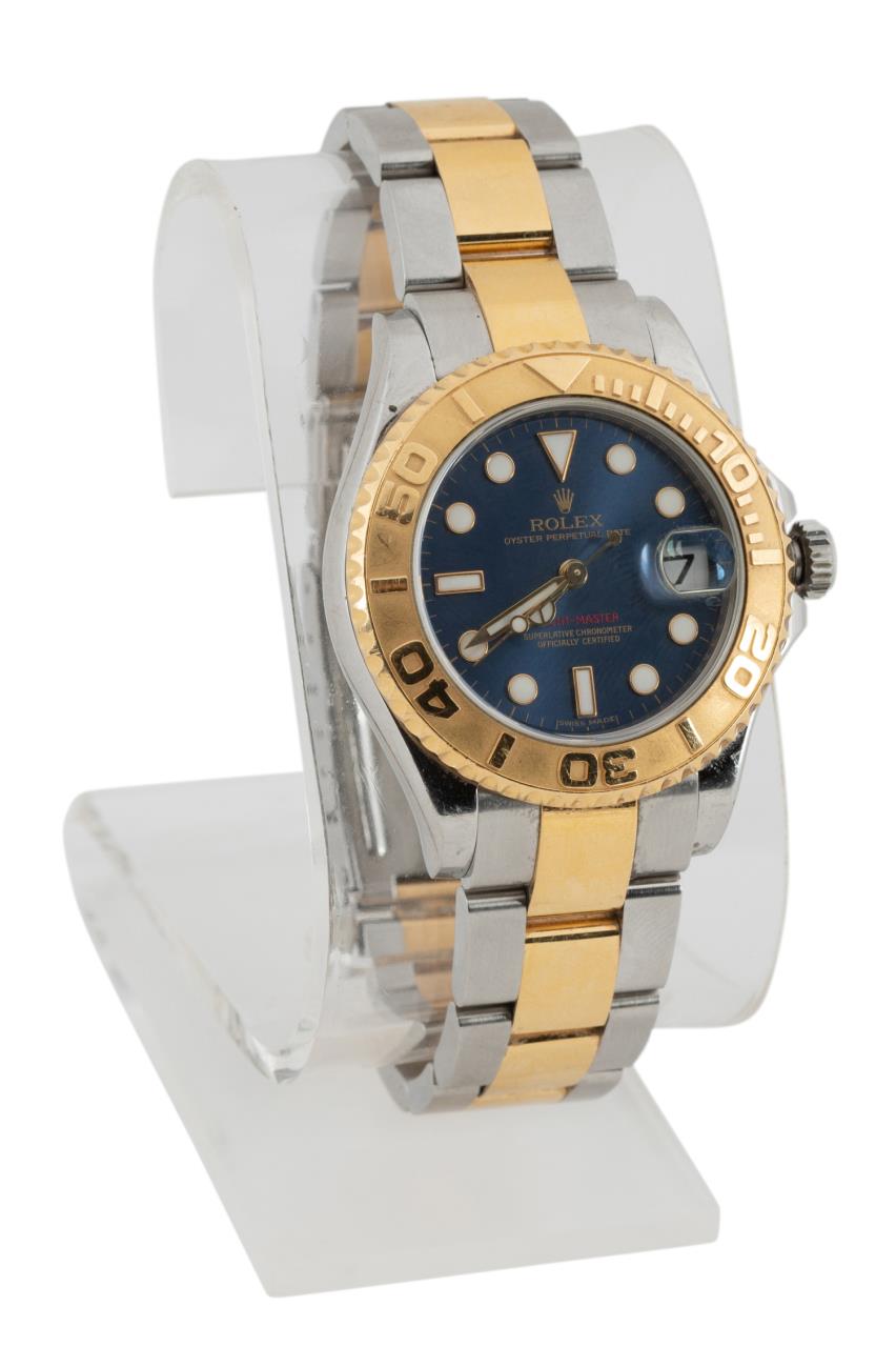 ROLEX STAINLESS & 18K YACHT MASTER 29MM