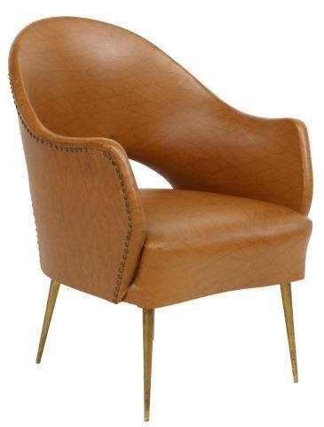 ITALIAN MID CENTURY MODERN UPHOLSTERED 3576de