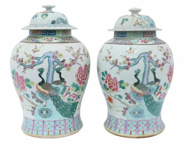  2 CHINESE FAMILLE ROSE PORCELAIN 359e9a