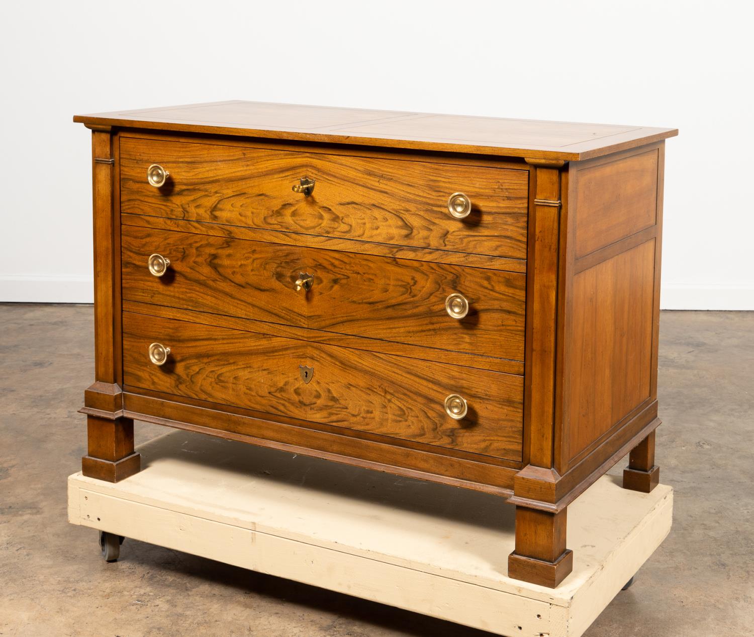 BAKER LOUIS-PHILIPPE-STYLE THREE-DRAWER