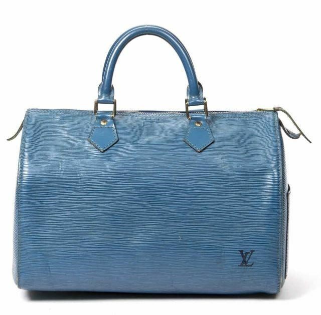 LOUIS VUITTON 'SPEEDY 30' BLUE