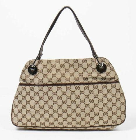 GUCCI ECLIPSE GG CANVAS LEATHER TRIMMED 359f6d