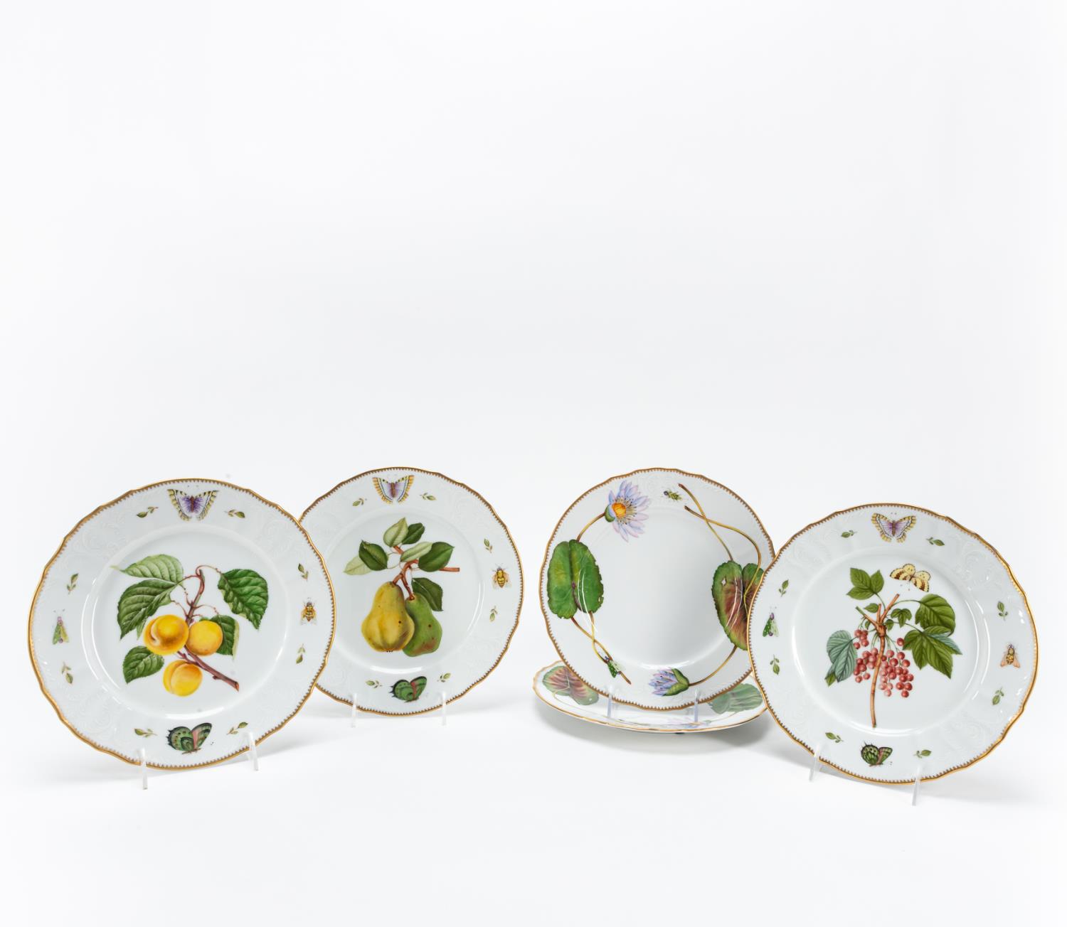 5 PCS, ANNA WEATHERLEY PORCELAIN DINNER