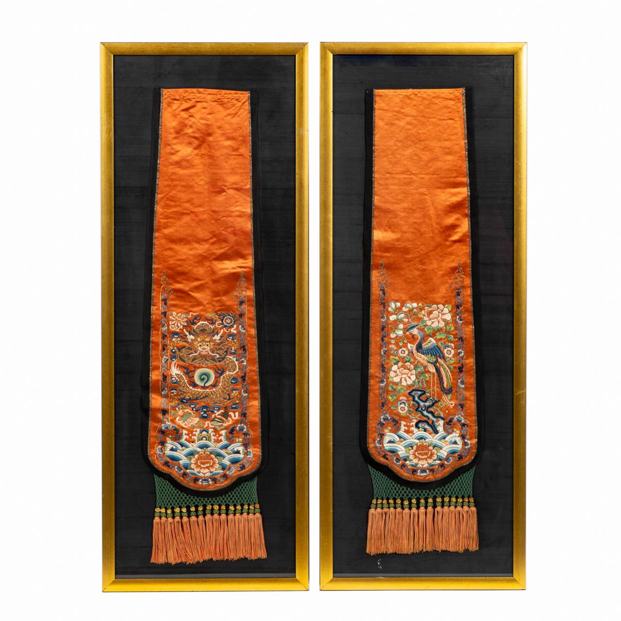 PR CHINESE DRAGON PEACOCK EMBROIDERY 35a047