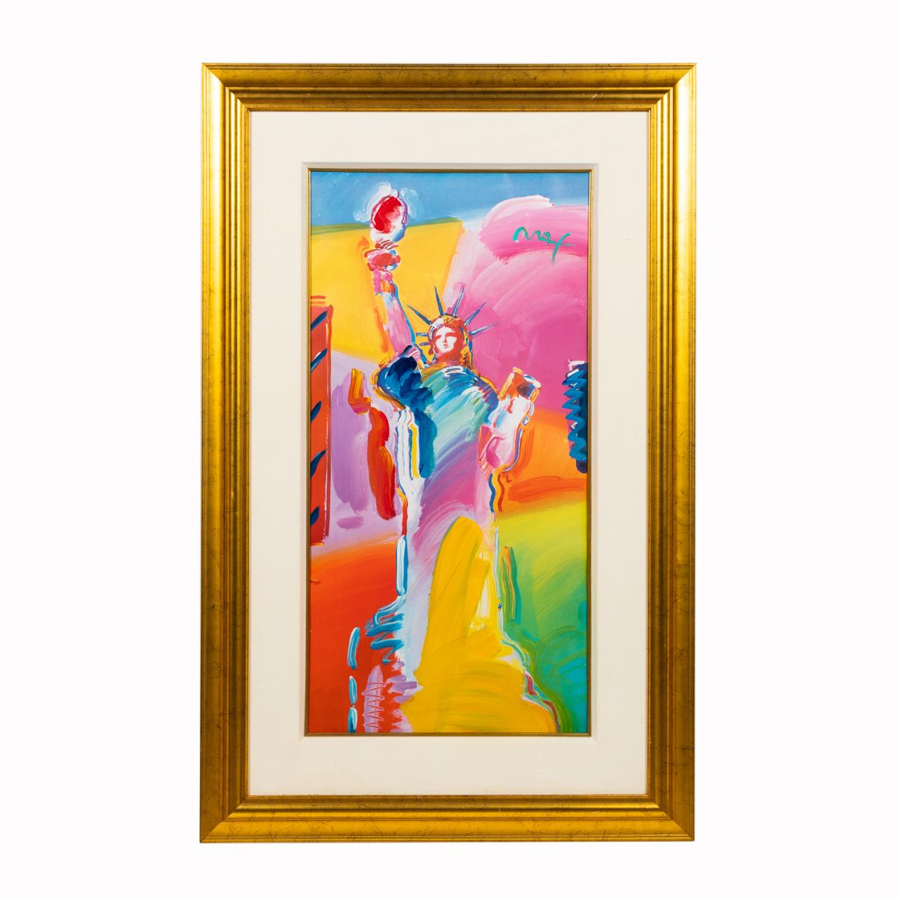 PETER MAX HAND EMBELLISHED LITHOGRAPH  35a074